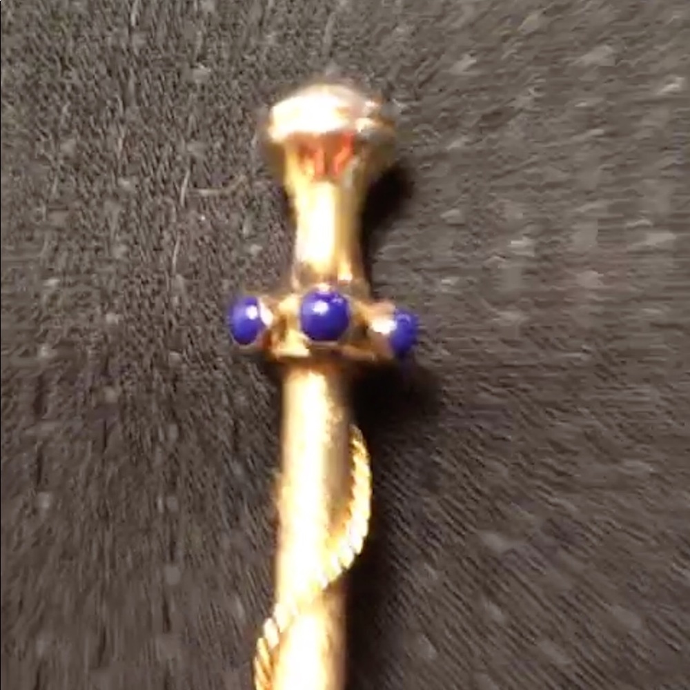 Vintage Gold tone  Pin 4-1/2” X 1/4” Diameter